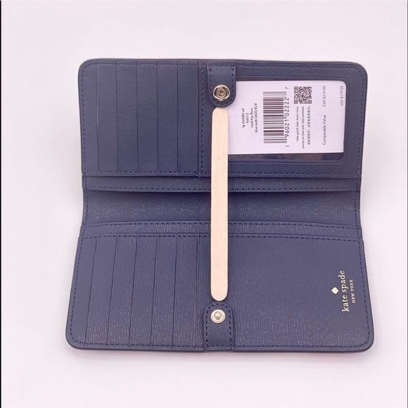 Kate Spade Road Trip Floral Large Tote Bag & Large Slim Bifold Wallet Bl… - Picture 4 of 12